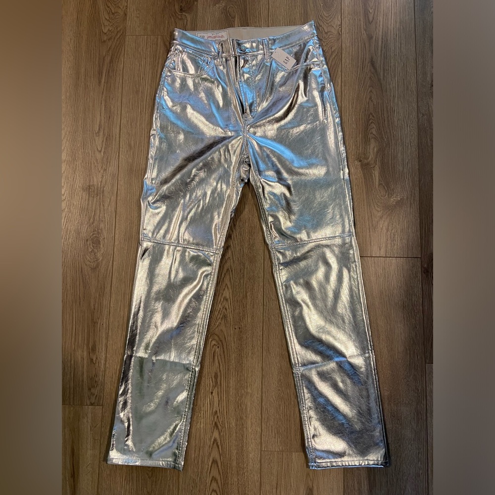 Gap silver jeans NWT